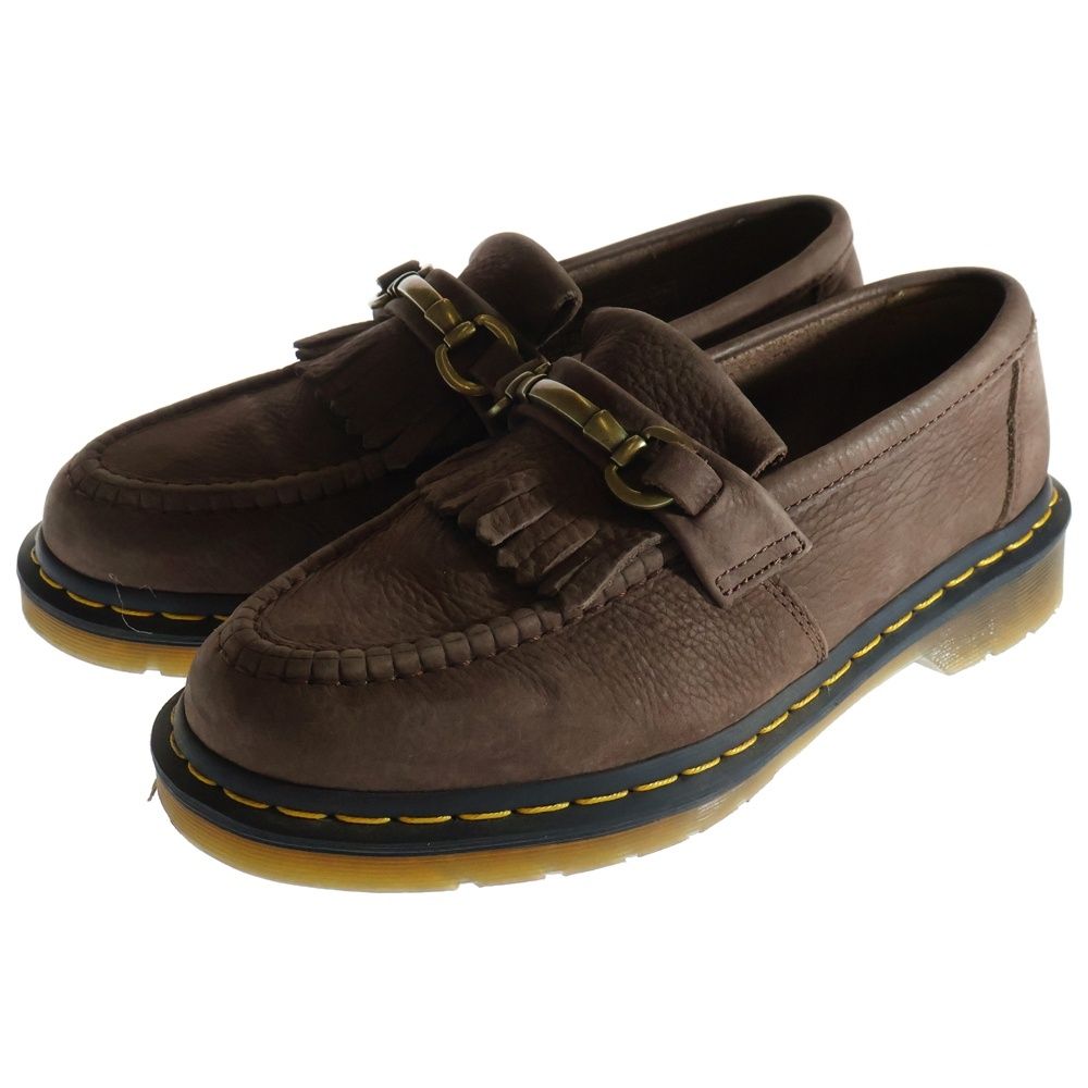 Dr.Martens ドクターマーチン ADRIAN SNAFFLE エイドリアン スナッフル スウェード タッセルローファー ブラウン 31588201