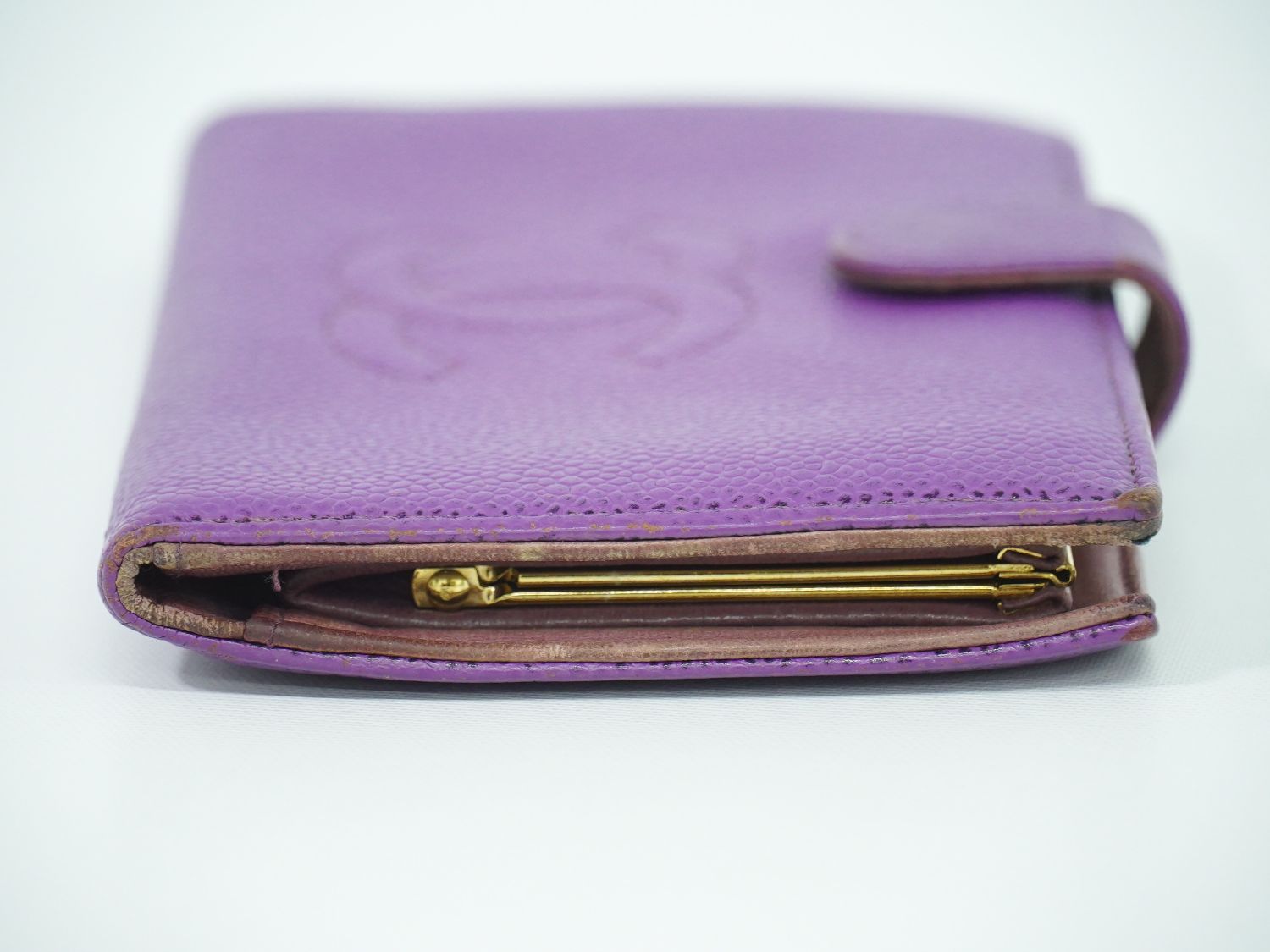 本物 CHANEL シャネル ココマーク 長財布 ロングウォレット キャビア  