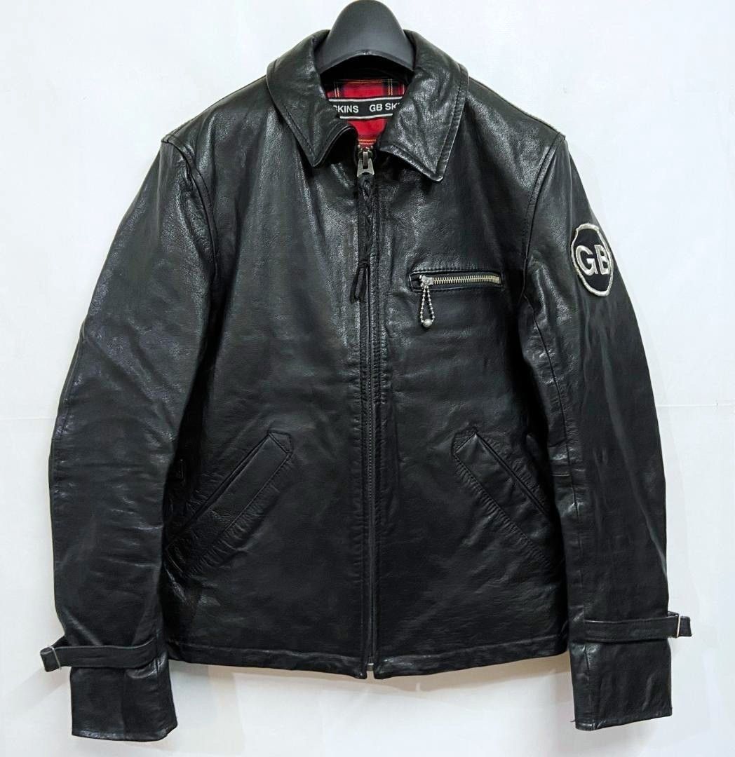 GB SKINS｜ジービースキンズ COW LEATHER RIDERS JACKET レザー
