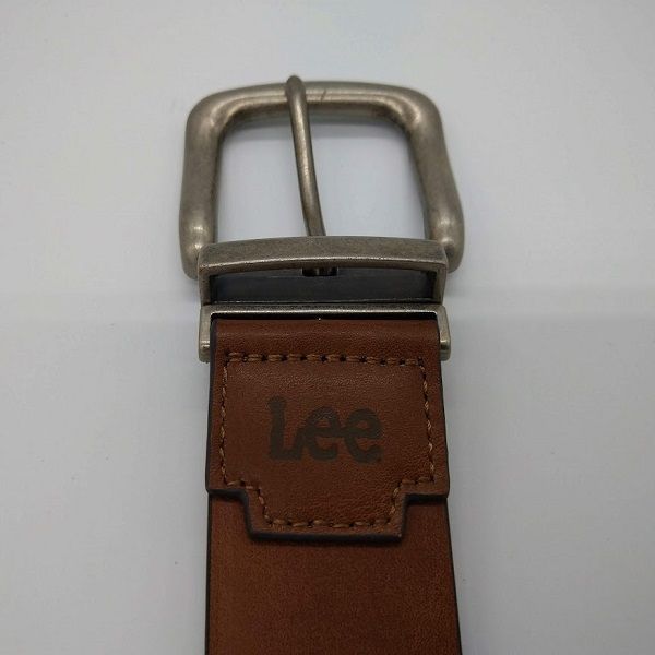 メンズベルト 人気ブランド Lee リー 38mm 極太 リバーシブル レザーベルト コニャック×ブラック ジーンズベルト USA直輸入 大きなサイズ メンズギフト 06005 送料無料