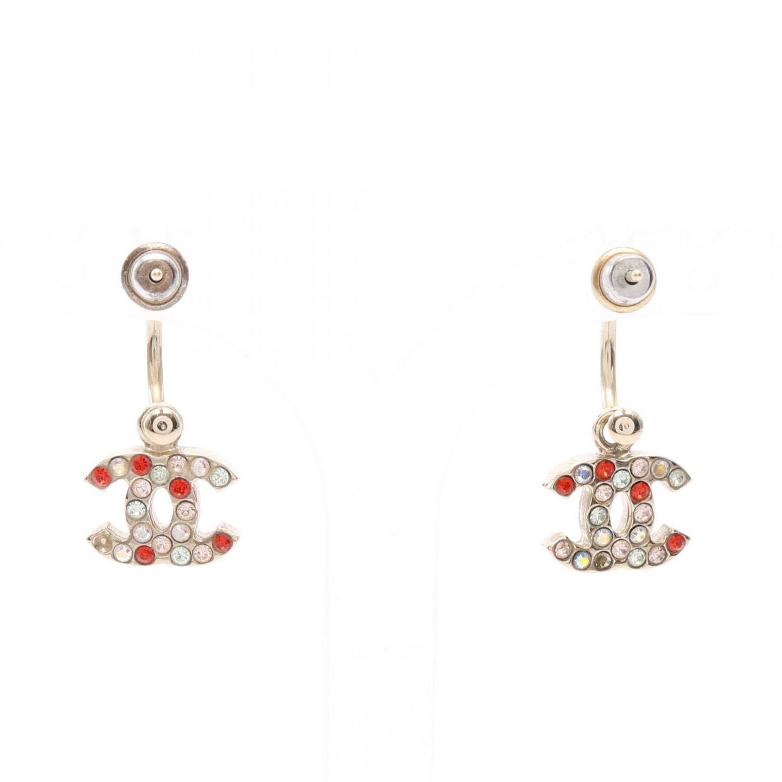 シャネル CHANEL ピアス ココマーク GP ゴールドメッキ ピアス レディース Used B