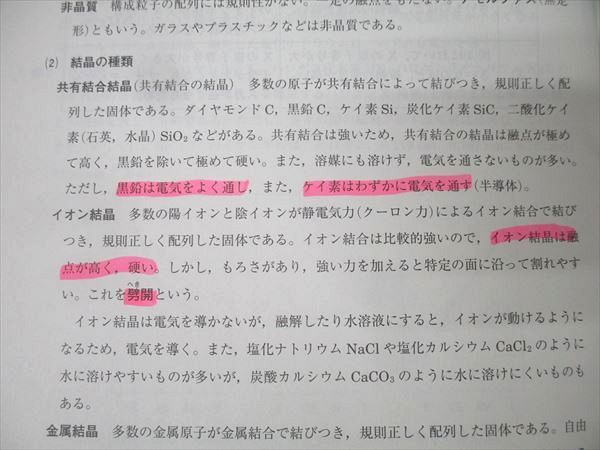 河合塾 高2 高校グリーンコース ONE WEX化学 テキスト 2023 I期 古川