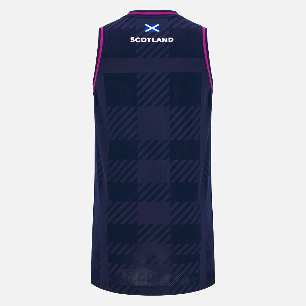 マクロン スコットランド代表 XXL シングレット ネイビー 20-21 スポーツ 【新品未使用】マクロン ラグビー