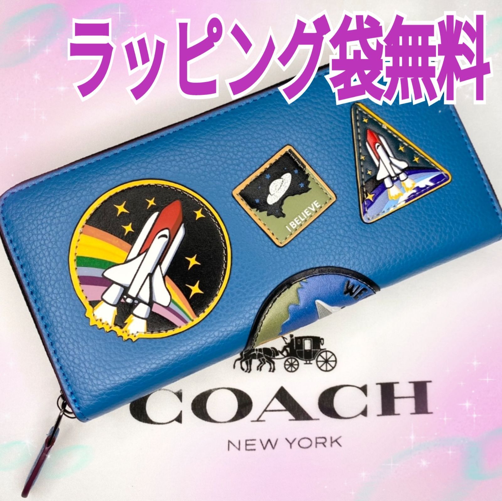 ✨COACH×スペースアコーディオン長財布 - メルカリ