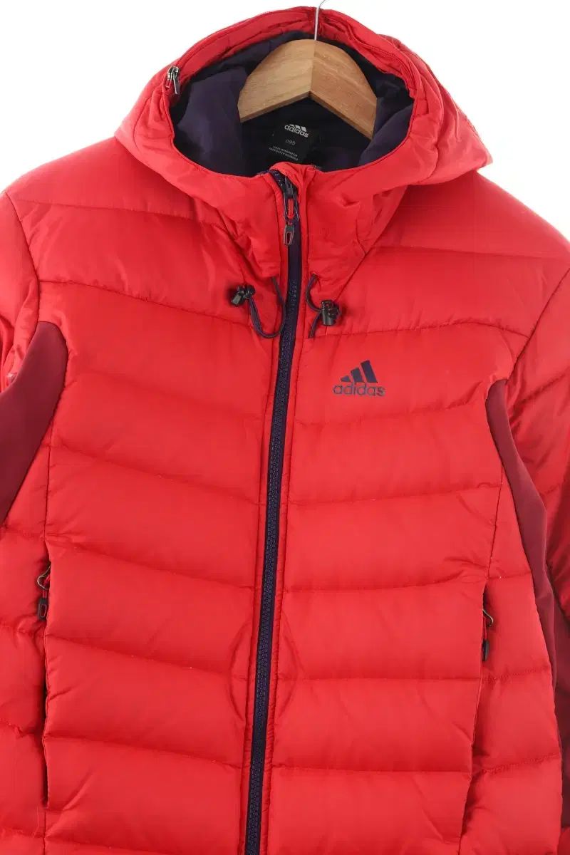 【雷市場（ポンジャン）商品韓国直送】 （ M ） adidas(アディダス) ダウンジャケット ジャンパージャケット レッド ダックダウン 軽量 限定版- 10005