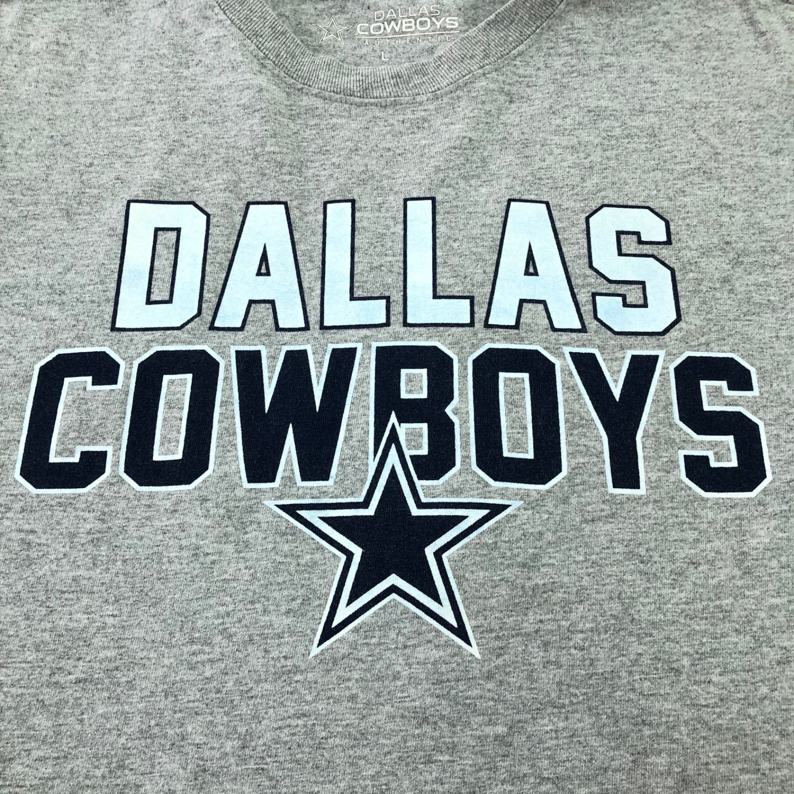 DALLAS COWBOYS ダラス・カウボーイズ ロゴプリント MLB NFL メジャーリーグベースボール アメフト アメリカンフットボール 海外チーム系 ゲームシャツ ゲームウェア ユニフォーム 古着