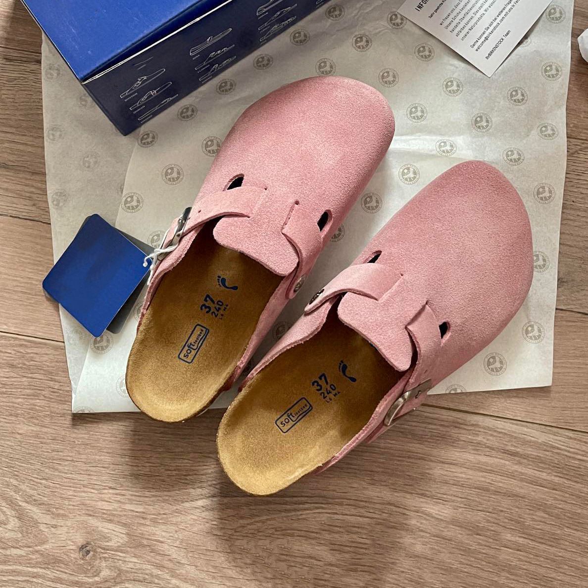 BIRKENSTOCK ビルケンシュトック Boston ボストンスエードサンダル ピンク PINK レディース 靴 サンダル - メルカリ