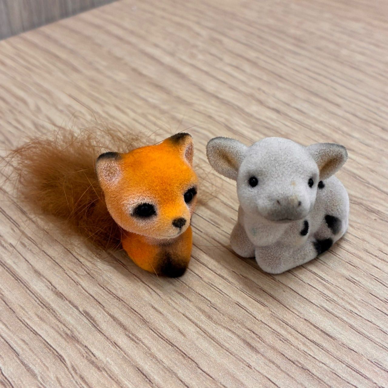Y0721]昭和レトロ CENTEX センテックス 牛 キツネ フロッキー