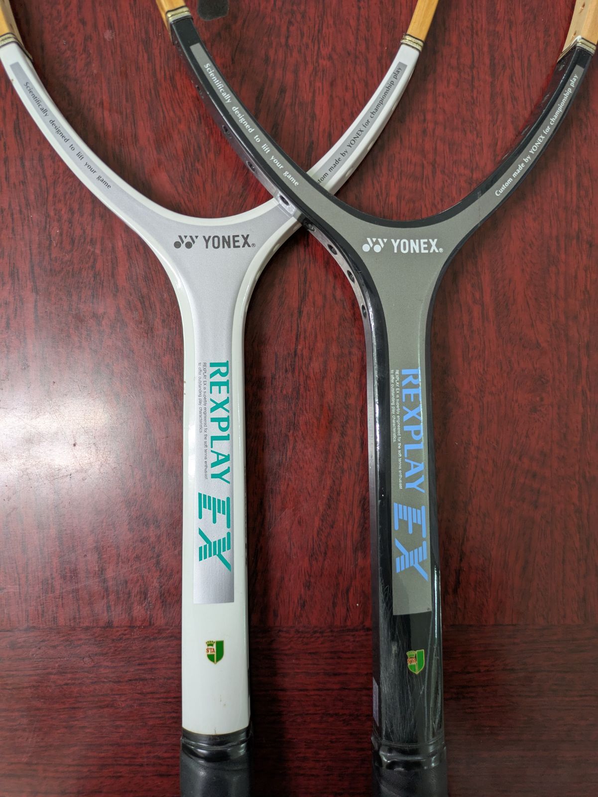 【新品・未使用】YONEX Rexplay EX テニスラケット 2本セット 新品未使用】YONEX REXPLAY EX TS-6600 軟式テニスラケット 木製