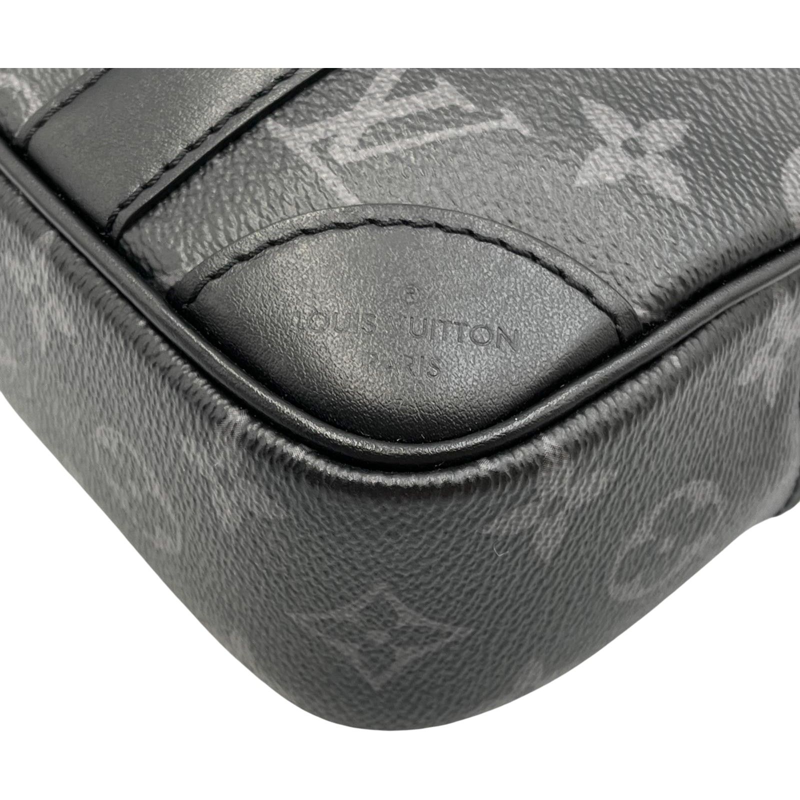 ルイヴィトン LOUIS VUITTON クラッチバッグ エクリプス ポシェット カサイ M82076 コーティングキャンバス ブラック メンズ WWW_KARIMZIABAT_FR