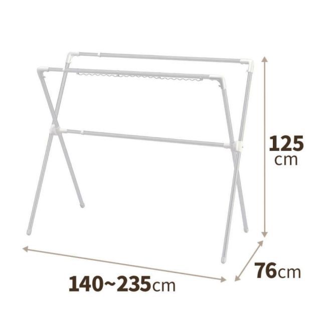 天馬 ポーリッシュ PORISH 伸縮式 布団干し X型S PS-26A 組立式 ふとん 洗濯 物干し 大容量タイプ 折りたたみ 大型 WWW_SKLAD-KIRPICHA_RU