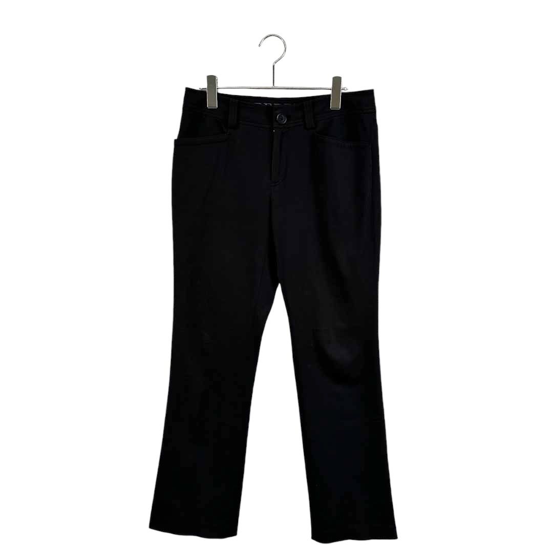 【美品】BURBERRY　GOLF　レディース　スラックス　11号 BURBERRY GOLF レディースパンツ 羊毛99% 黒色 11号 美品