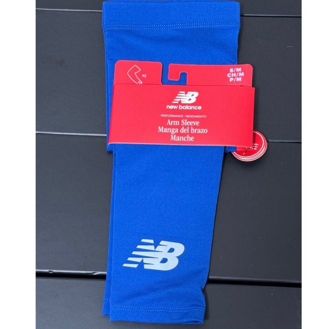新品 New Balance アームスリーブ ブルー S/Mサイズ 限定 新品 New Balance アームスリーブ ブルー S/Mサイズ 限定 - メルカリ