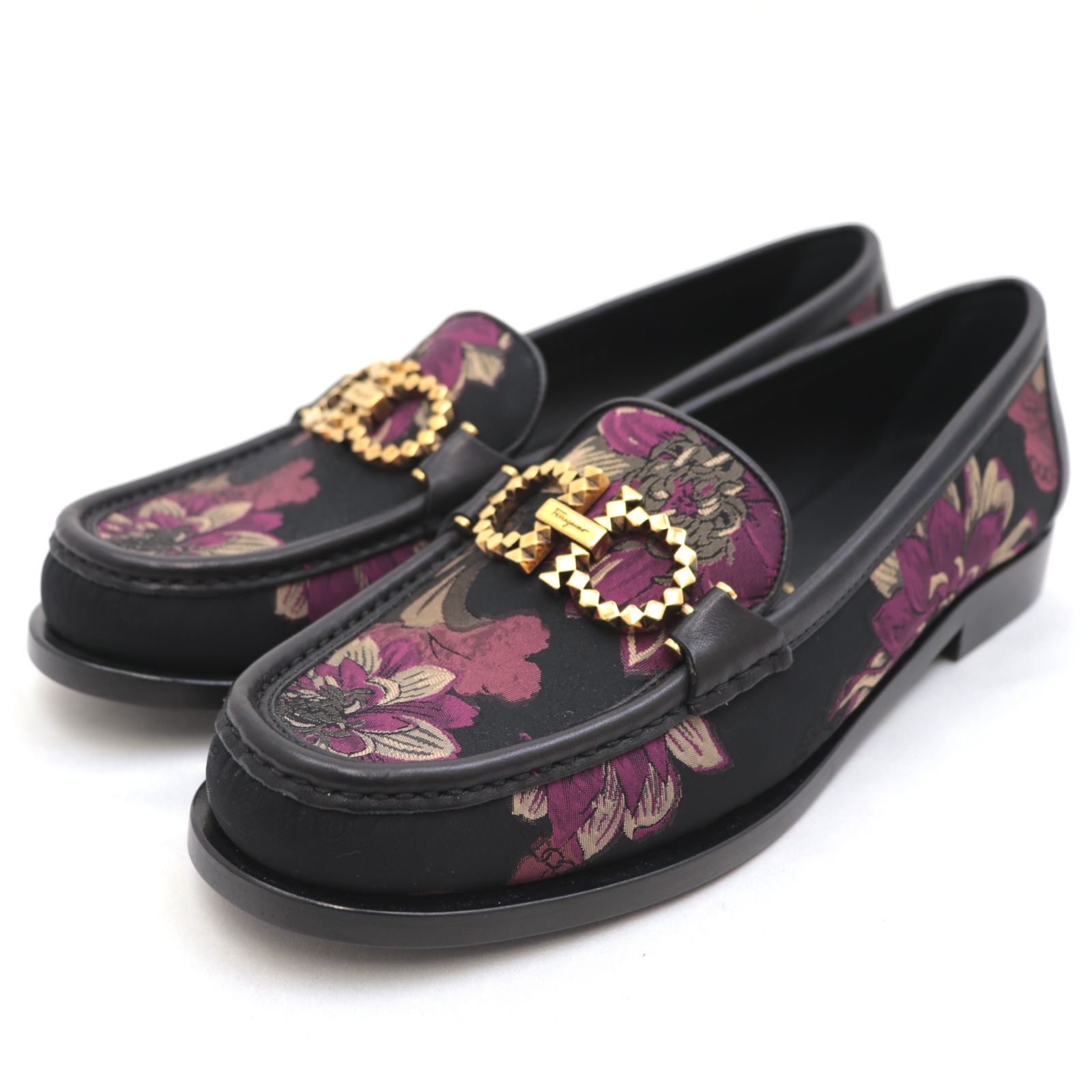 激レア】Salvatore Ferragamo 花柄ローファー ガンチーニ Salvatore