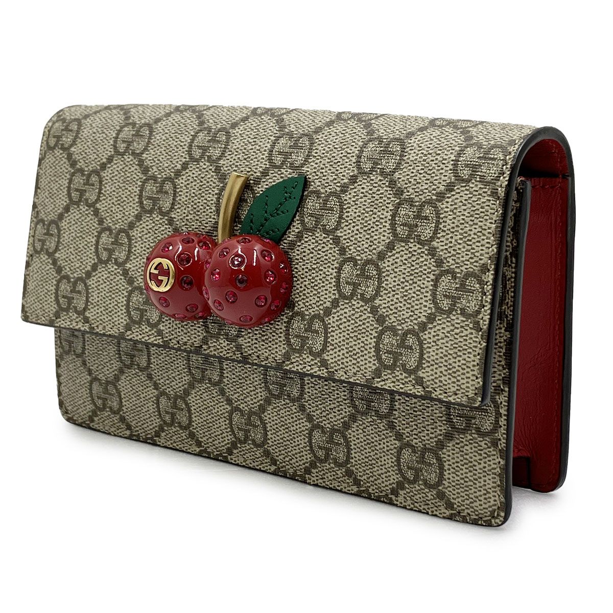 GUCCI グッチ 481291 GGスプリーム チェリー (さくらんぼ) 付き ミニ