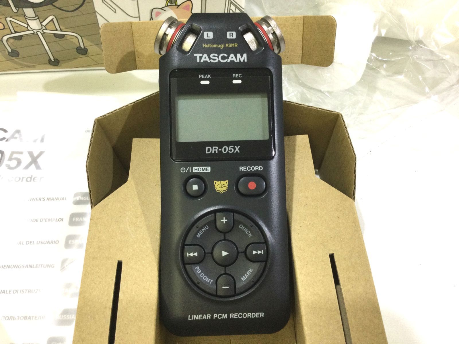 KD007] TASCAM DR-05X-HATOMUGI ASMRコラボ - メルカリ