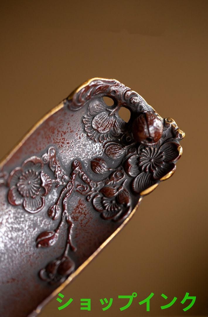 梅の花の手浮彫り茶則 茶杓 新品未使用 茶道具 梅の花の手浮彫り茶則 茶杓 新品未使用 茶道具 - メルカリ