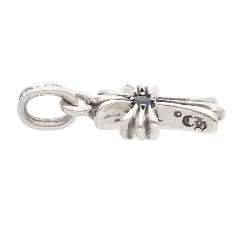 今すぐ一括検索！ クロムハーツ CRS BBYFAT SAP|ベイビーファット 1サファイア|チャーム|シルバーネックレストップ メンズ