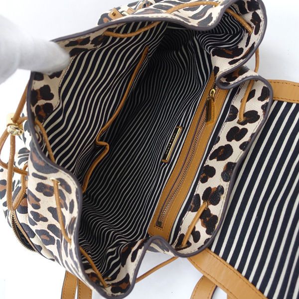 TORY BURCH / トリーバーチ □リュック バッグ レザー ベージュ