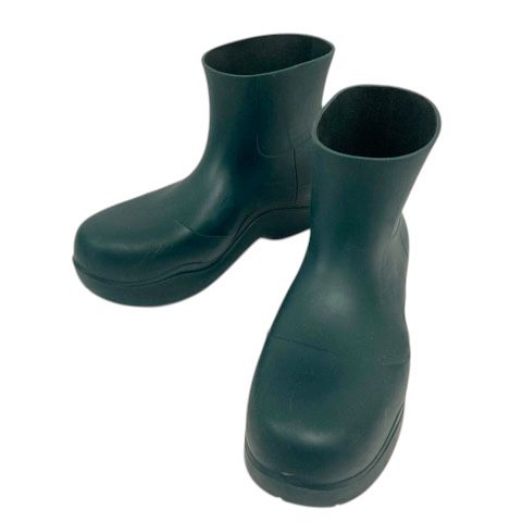 ボッテガヴェネタ BOTTEGA VENETA THE PUDDLE BOOTS パドルブーツ ラバーブーツ ショート丈 42 緑 グリーン