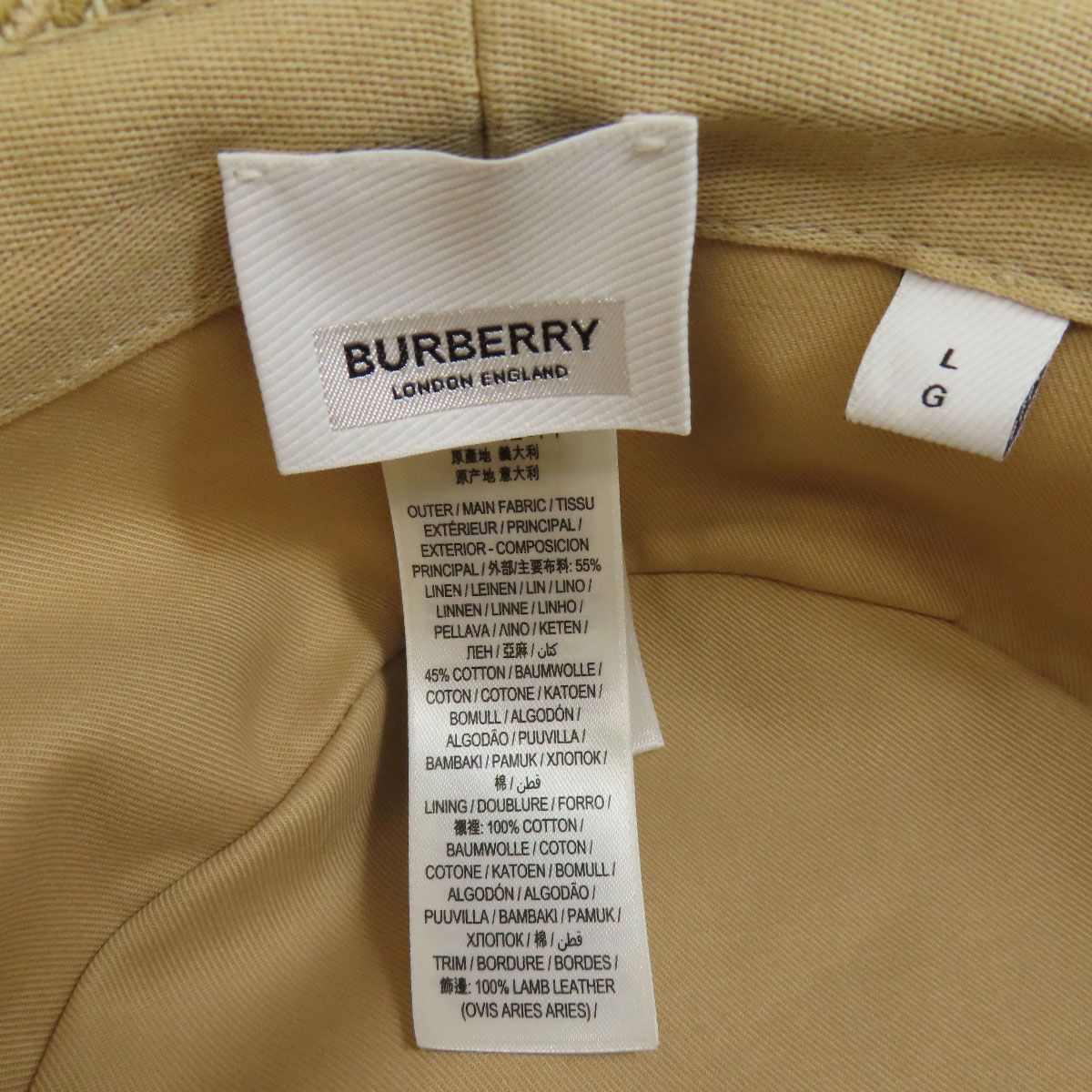 バーバリー バケットハット