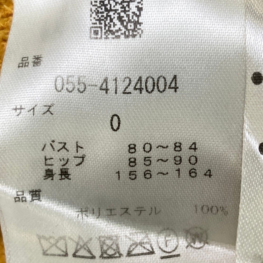 サイズ：0 PEARLY GATES パーリーゲイツ 2023年モデル ニット 長袖ワンピース  イエロー系 [240101380942] ゴルフウェア レディース ストスト サイズ：0 PEARLY GATES パーリーゲイツ 2023年モデル ニット