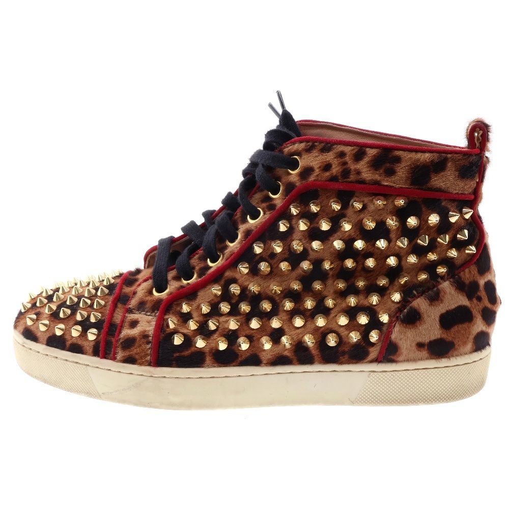 CHRISTIAN LOUBOUTIN (クリスチャンルブタン) レオパード スタッズ