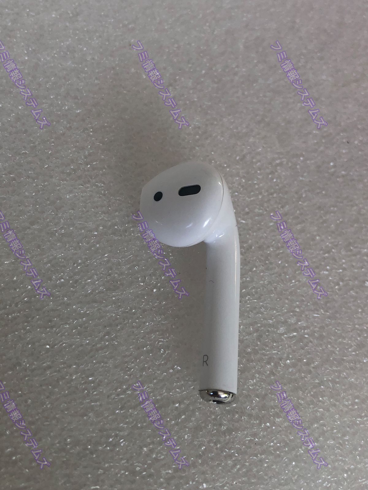 Apple AirPods右耳/第１世代/電池新品４時間/A1523/良品92R