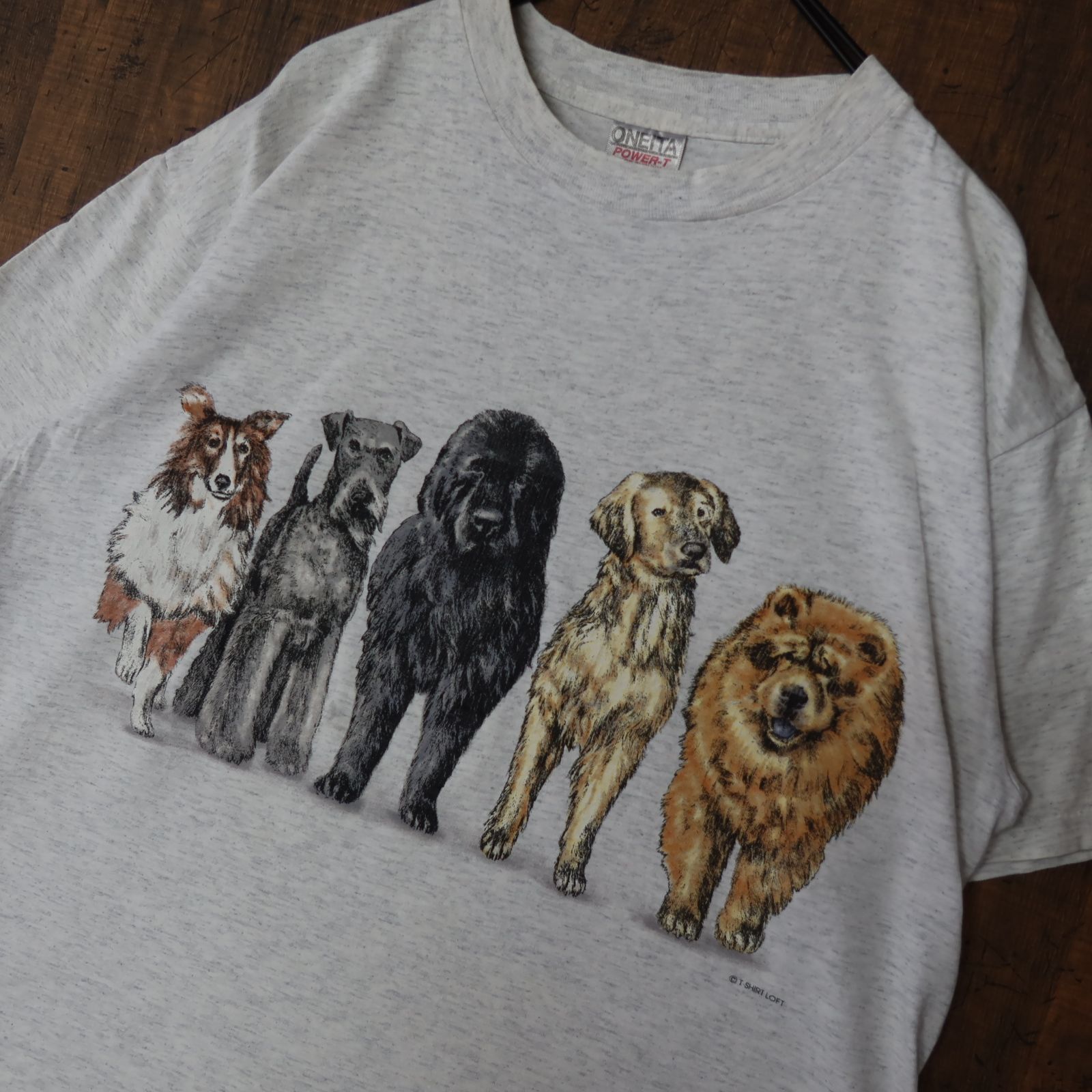 人気 90年代 ヴィンテージ Tシャツ ドッグ 犬 アメリカ製 MADE IN USA 