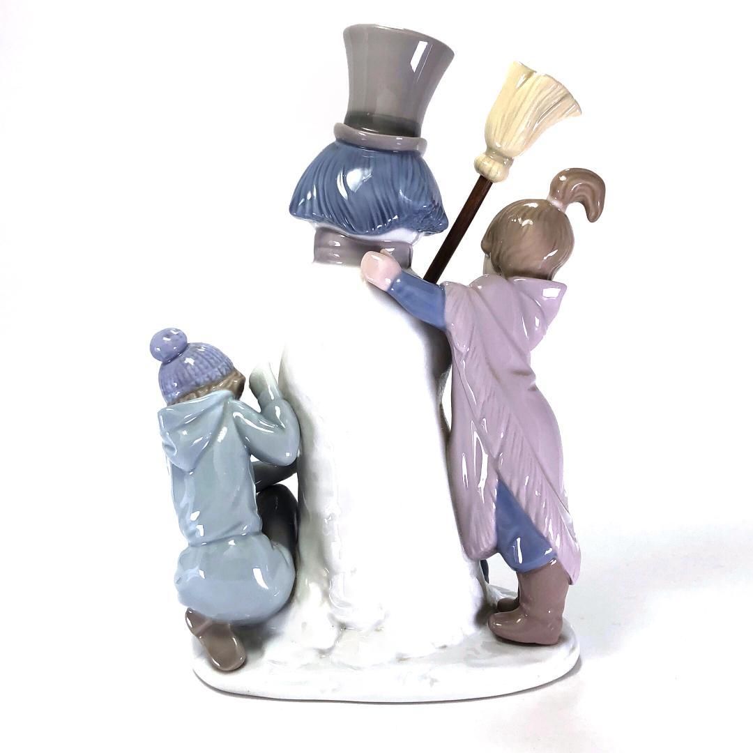 【美品】リヤドロ／スノーマン 雪だるま／5713 美品】LLADRO リヤドロ／スノーマン 雪だるま／5713／陶器／マルチ