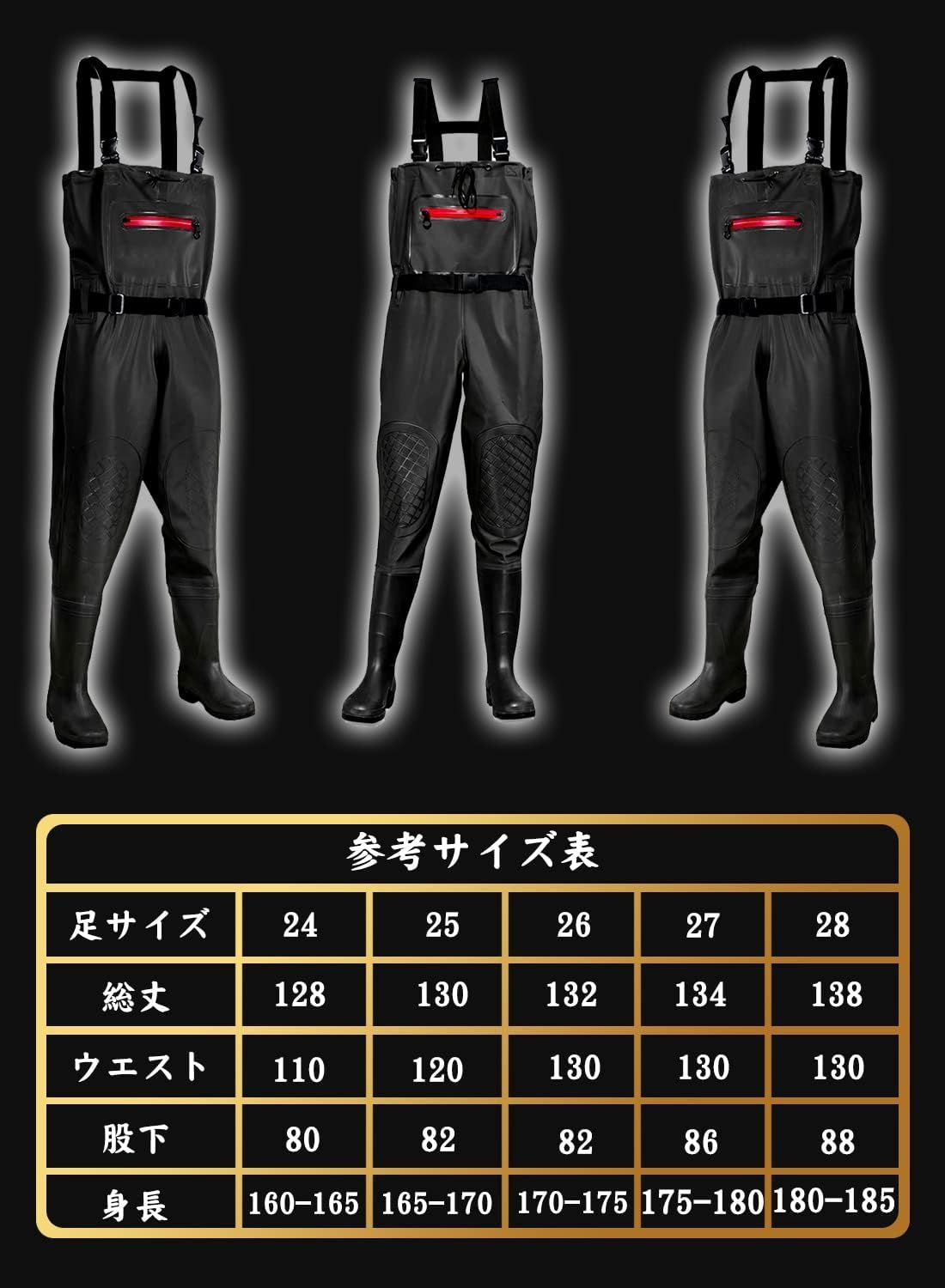PVCウェーダー 大雨