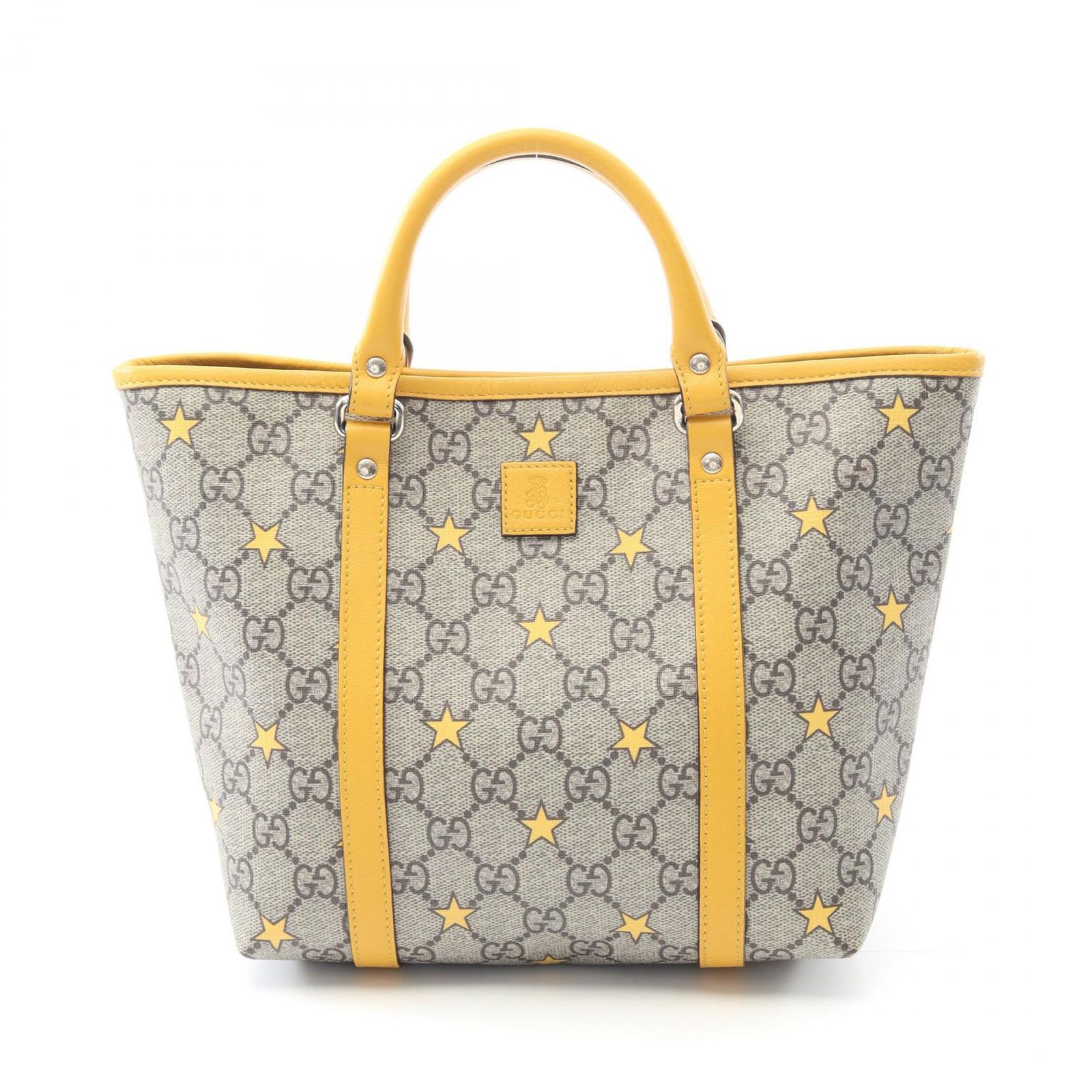 7 Gucci グッチ チルドレン ハンドバッグ 7 チルドレンズ〕キャット プリント トップハンドルバッググリーン