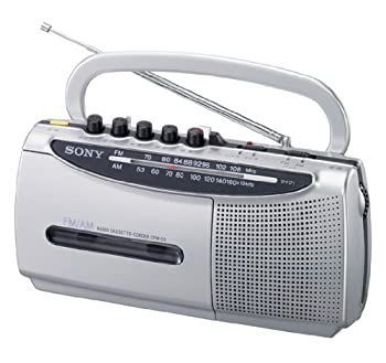 【-非常に良い】SONY ラジオカセットコーダー E5 シルバー CFM-E5/S
