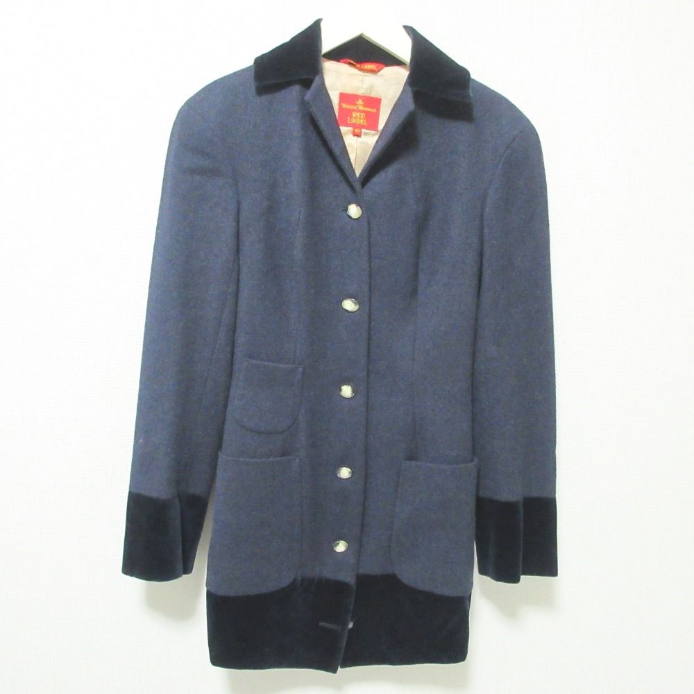 vivienne westwood ネイビー チェスターコート