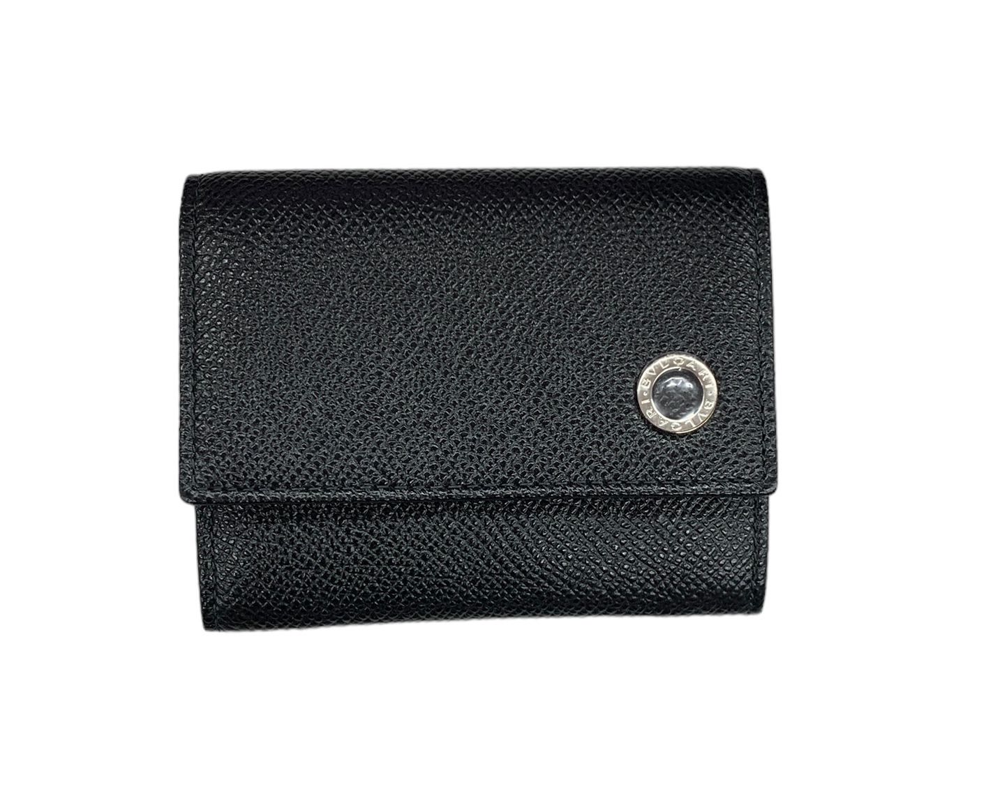 ブルガリ BVLGARI レザー コインケース 小銭入れ ブラック 1154 BVLGARI ブルガリ コインケース 小銭入れ メンズ レディース