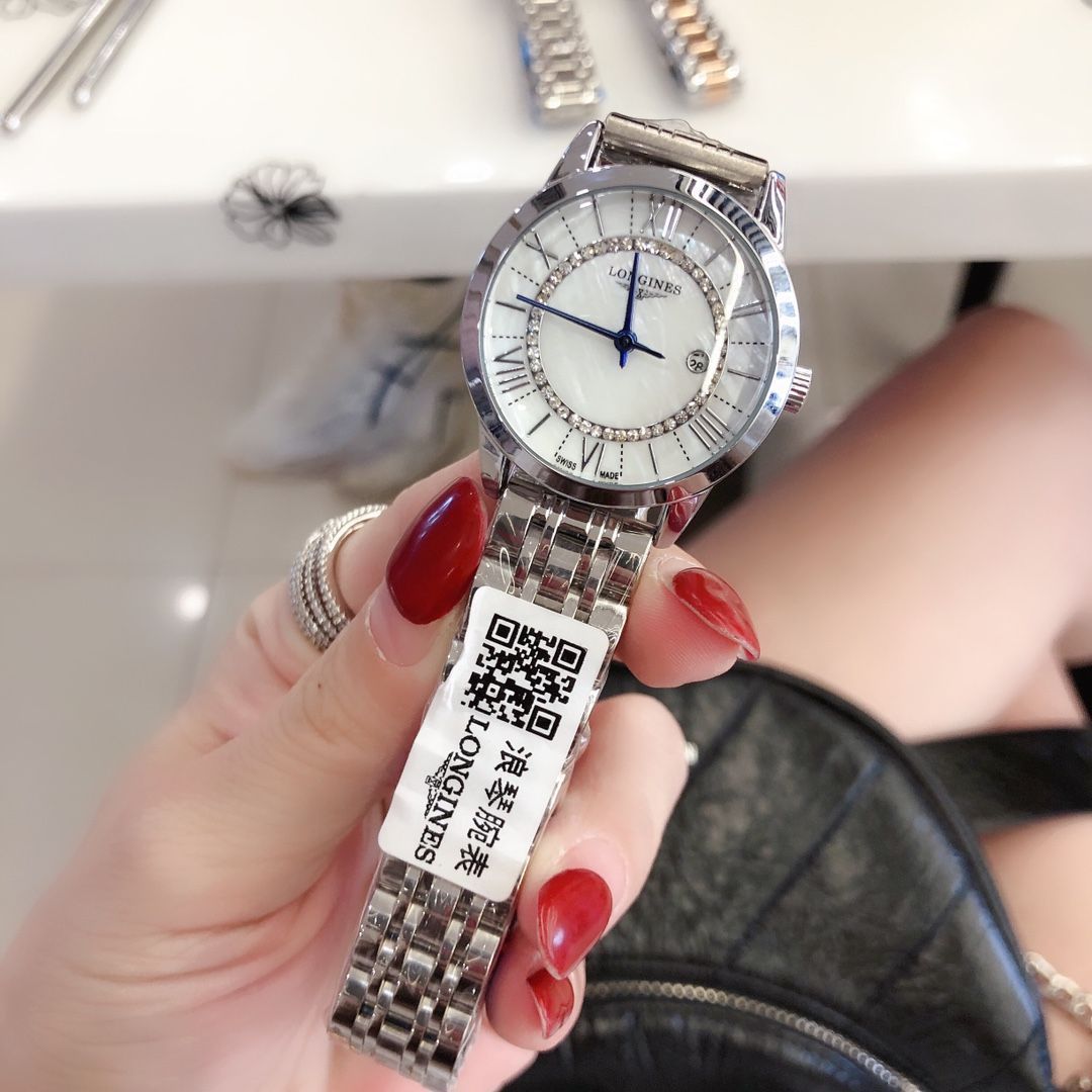 今日 LONGINES ロンジン シンプル - エレガント レディース 腕時計-WTO輸入1
