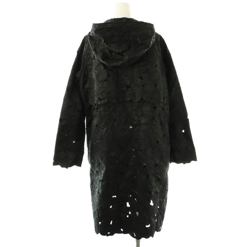 【期間限定最終値下げ】 RED VALENTINO 黒羊革 フリル付きジャケット RED VALENTINO - RED VALENTINO(レッドバレンチノ) ジャケット