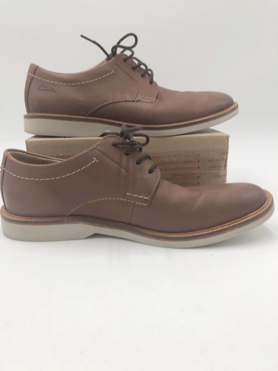 美品 Clarks クラークス アティカスレース ドレス シューズ size26.0/茶 ■■◎メンズ