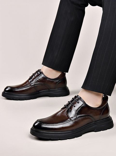 種類1：ブラック/24.5cm(240) ウィングチップ メンズ ブーツ ビジネス