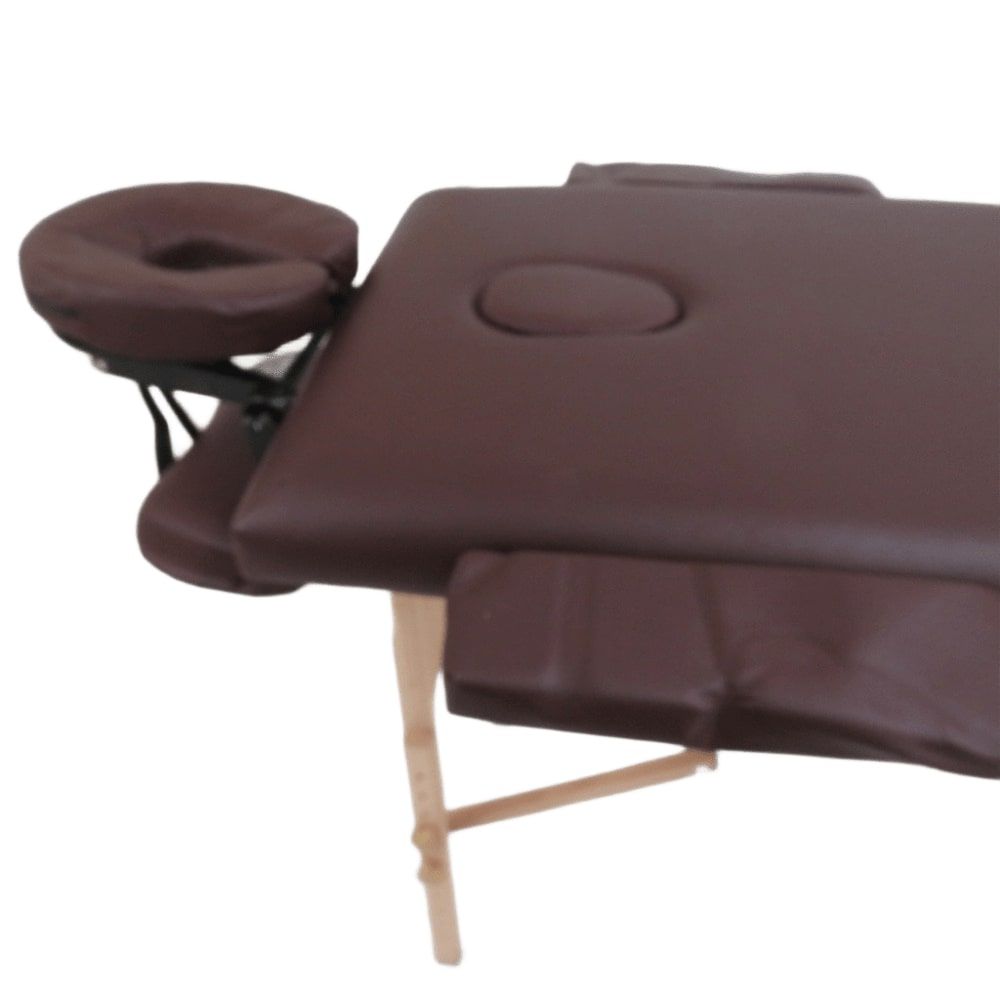 家具 コンパクトマッサージベッド ブラウン TAN-843(BR) キャリー