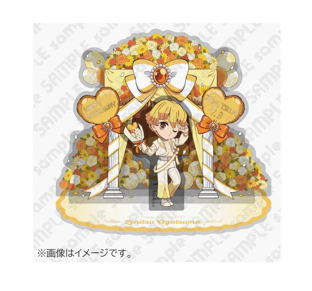 鬼滅の刃　我妻善逸　誕生祭　アクリルスタンド  アクスタ　2024 善逸 鬼滅の刃 我妻善逸 誕生祭 2024 立体アクリルスタンド アクスタ