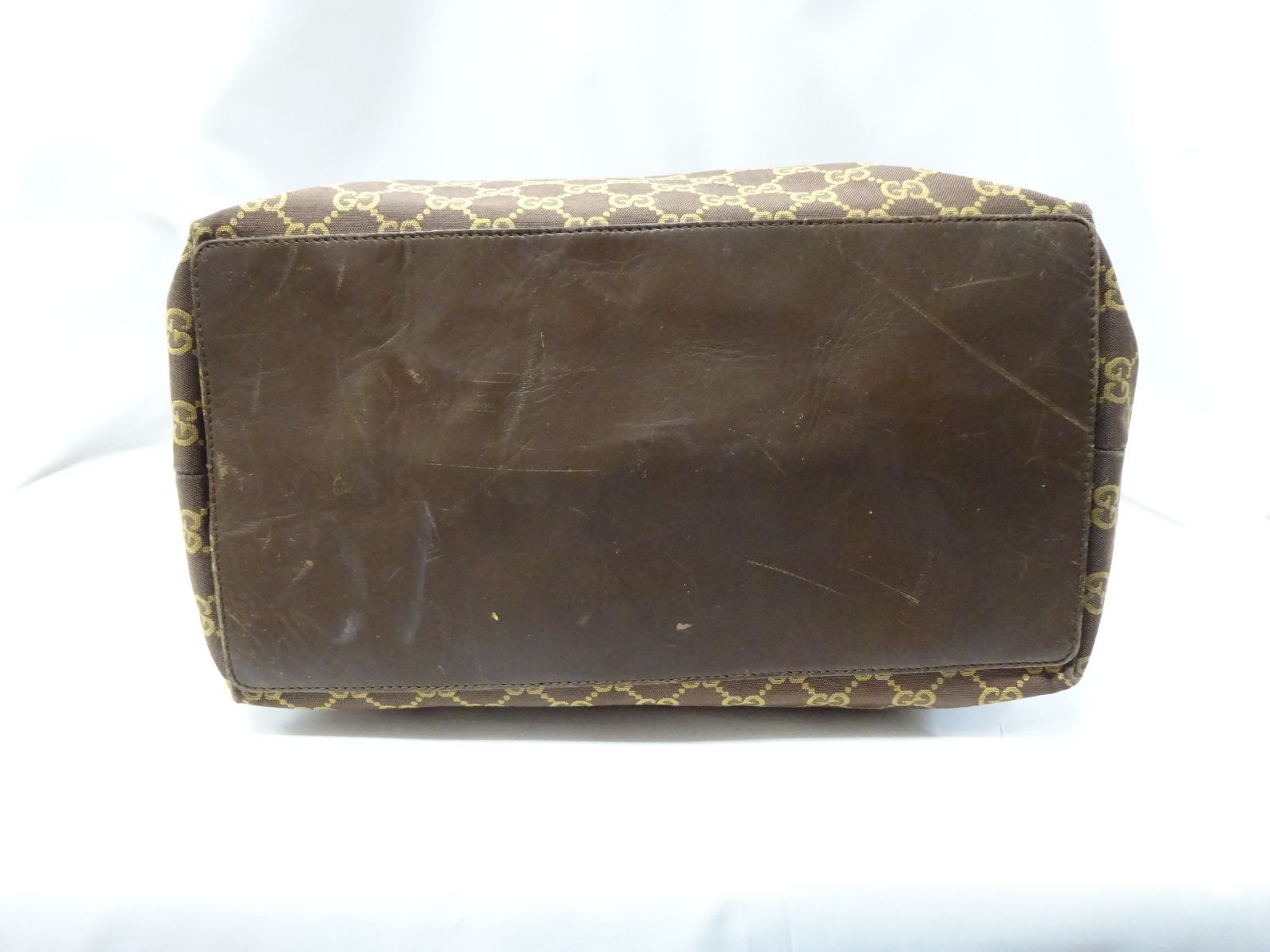 GUCCI グッチ 002 1097 GGキャンバス レザー ハンドバッグ トート