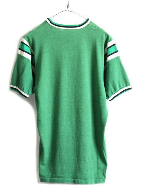80's ビンテージ ■ 半袖 フットボール Tシャツ ( XL メンズ レディ39sビンテージ