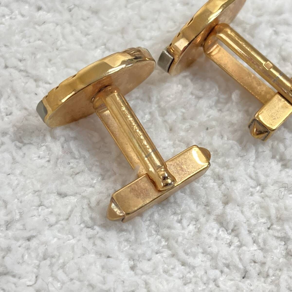 極美品】GIVENCHY ジバンシー カフリンクス カフスボタン シルバー 美