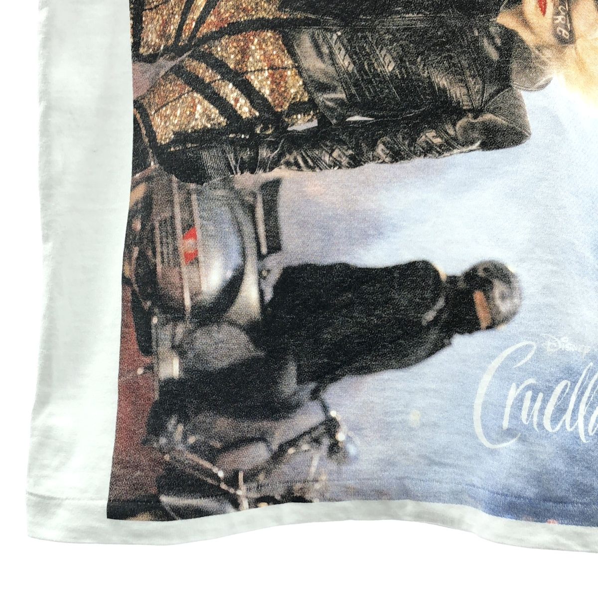 COMME des GARCONS COMME des GARCONS Disney コムコム AD2021 クルエラ Tシャツ 半袖  S 白 レディース COMME des GARCONS Disney コムコム AD2021 クルエラ Tシャツ