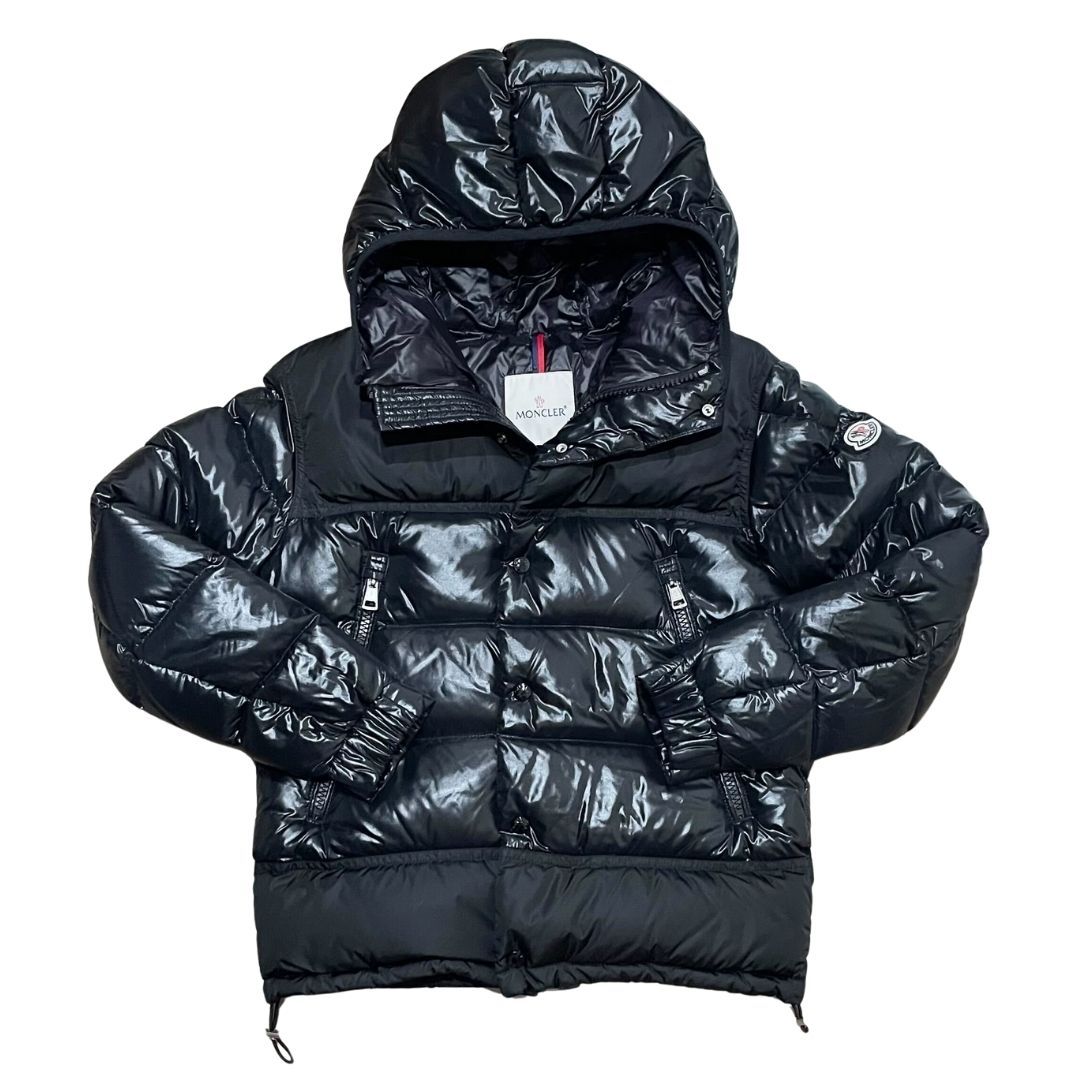 MONCLER/モンクレール /S（0） /シャイニーブラック /ダウン