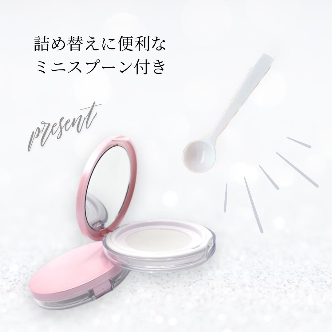 ピンク 合成皮革 フェイスパウダーケース ピンク 合成皮革 フェイスパウダーケース