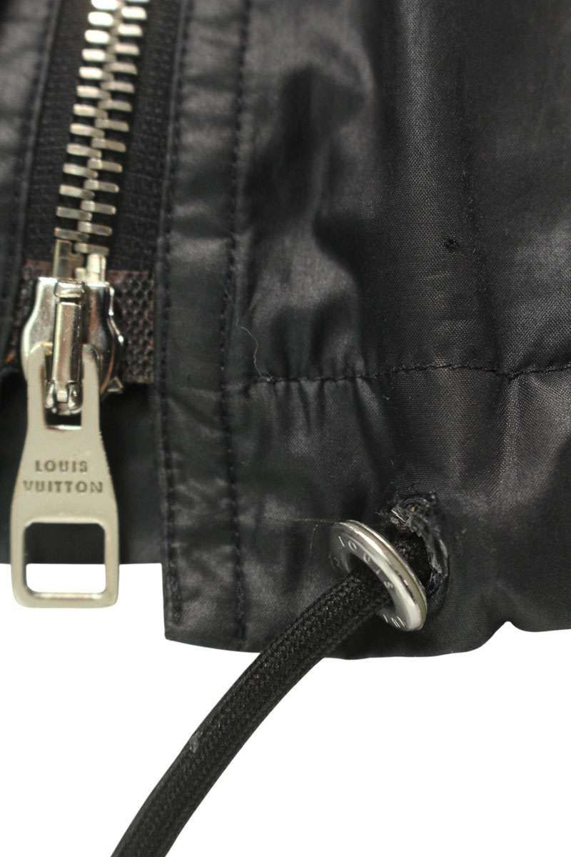 ルイヴィトン RM081M MMBS01PLM ナイロンライダースブルゾン メンズ 44  