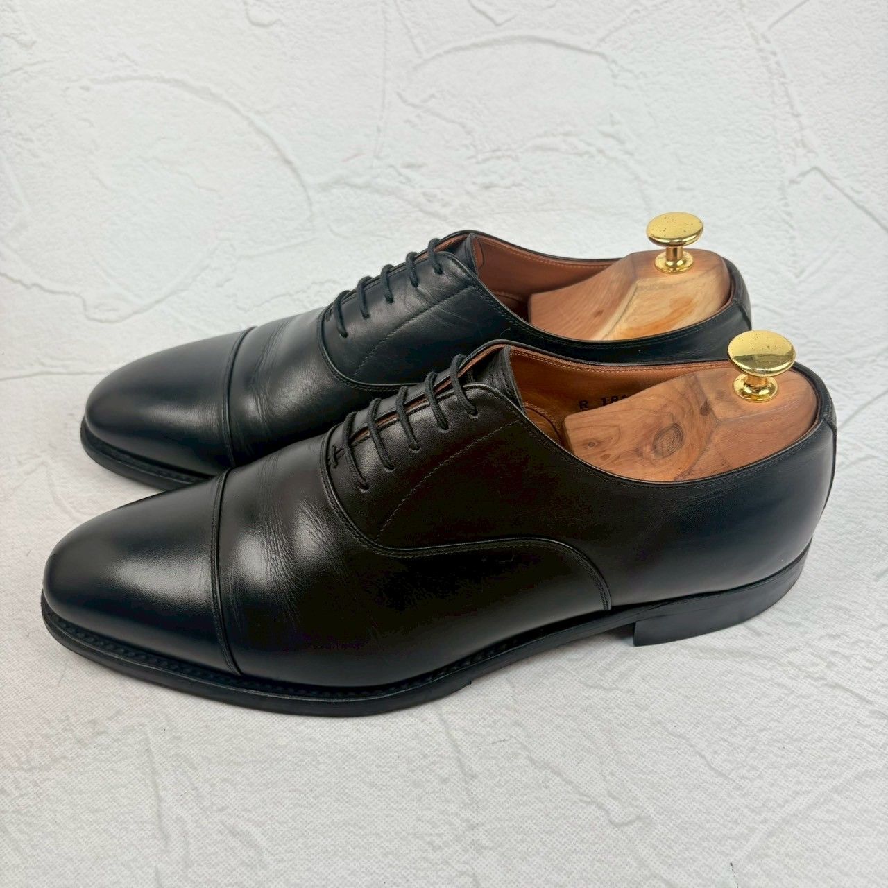 良品】SCOTCH GRAIN スコッチグレイン 1813 ストレート 内羽根 黒 26cm