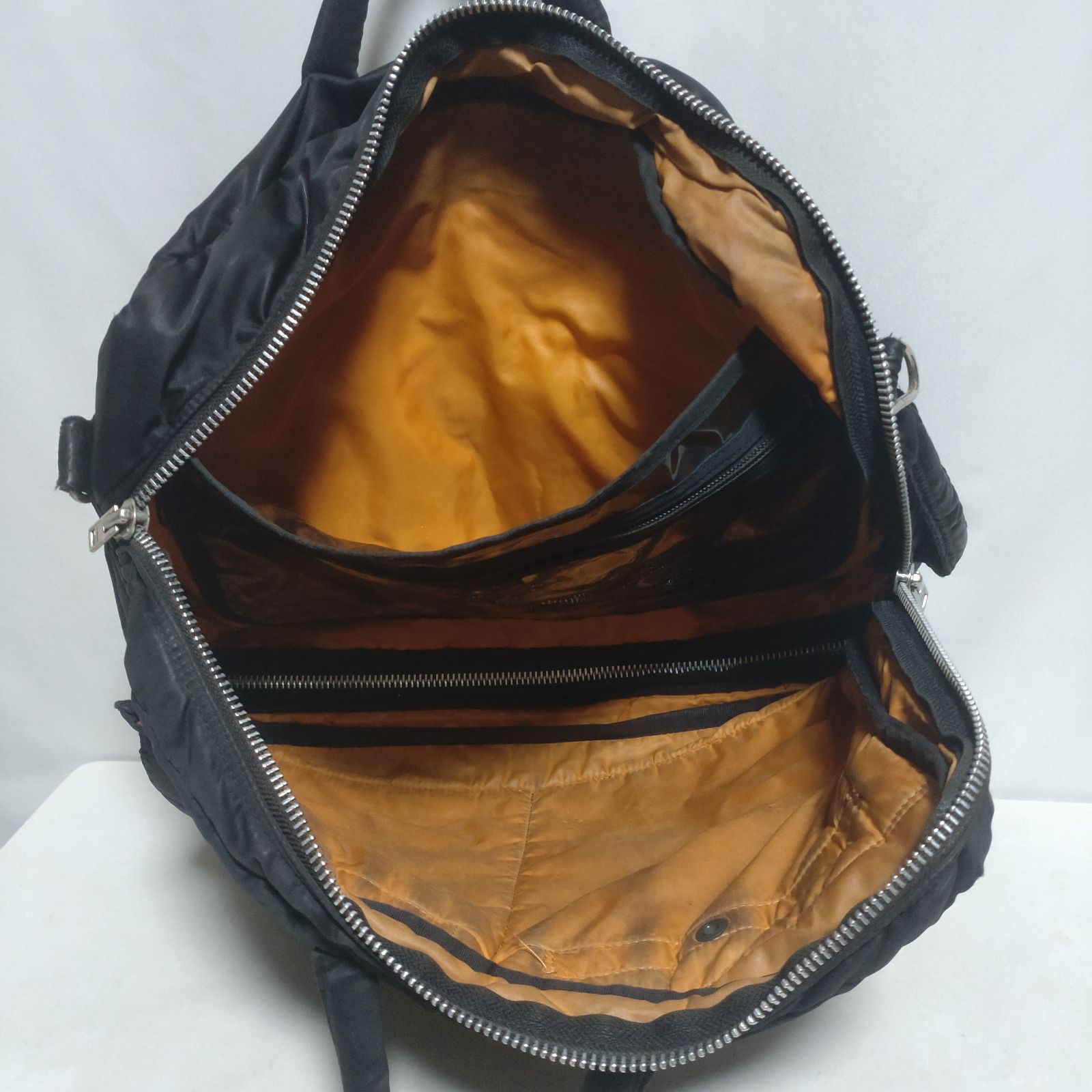 塩水水槽】 美品 ポーター ヒート 3way リュック 2層 式 タンカー 旅行 